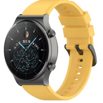 REMEN SILIKONSKI ŽUTI 22mm