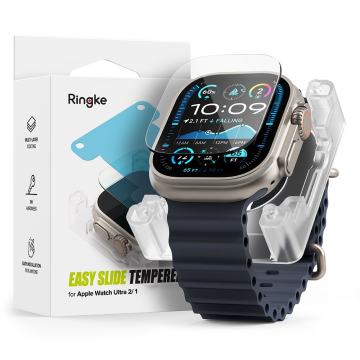 2x RINGKE EASY SLIDE kaljeno staklo APPLE WATCH ULTRA 1 / 2 /3 (49 mm)