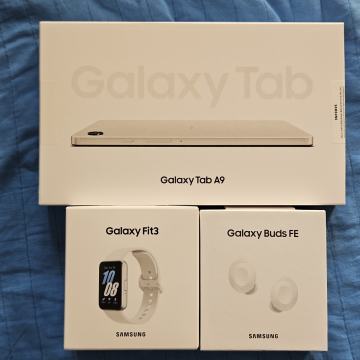 Samsung  Galaxy Fit 3,  Galaxy Tab A9 i Buds FE, novo
