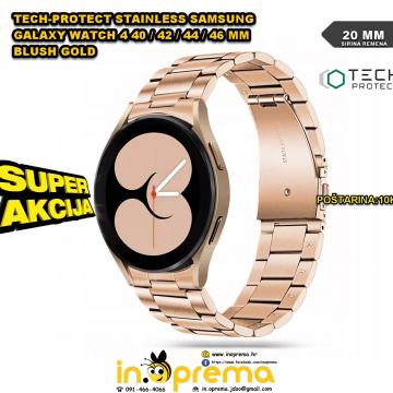 SAMSUNG GALAXY WATCH 4 40 42 44 46 MM NARUKVICA REMEN STAINLESS 20MM