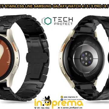 SAMSUNG GALAXY WATCH 4 5 5 PRO 6 7 FE NARUKVICA REMEN METALNA STAINLES