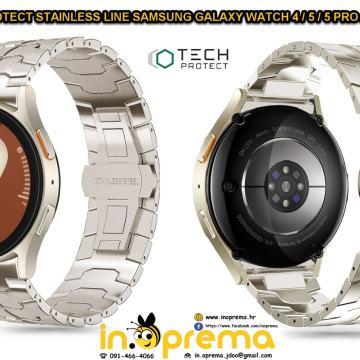 SAMSUNG GALAXY WATCH 4 5 5 PRO 6 7 FE NARUKVICA REMEN METALNA STAINLES