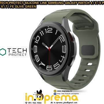 SAMSUNG GALAXY WATCH 4 5 5 PRO 6 7 FE NARUKVICA REMEN SILIKONSKA