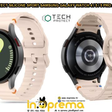 SAMSUNG GALAXY WATCH 4 5 5 PRO 6 7 FE NARUKVICA REMEN SILIKONSKA SPORT