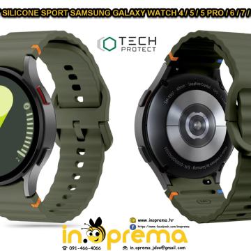 SAMSUNG GALAXY WATCH 4 5 5 PRO 6 7 FE NARUKVICA REMEN SILIKONSKA SPORT