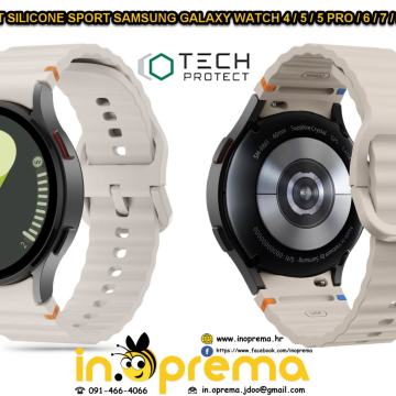 SAMSUNG GALAXY WATCH 4 5 5 PRO 6 7 FE NARUKVICA REMEN SILIKONSKA SPORT