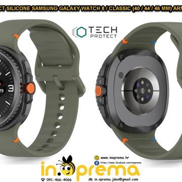 SAMSUNG GALAXY WATCH 8 CLASSIC 40 44 46 NARUKVICA REMEN SILIKONSKI