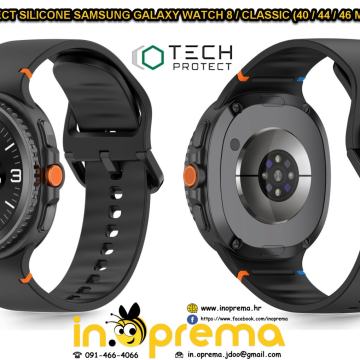 SAMSUNG GALAXY WATCH 8 CLASSIC 40 44 46 NARUKVICA REMEN SILIKONSKI