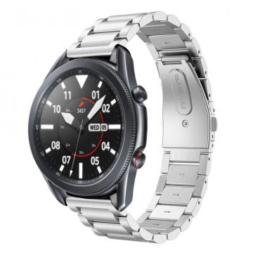 TECH-PROTECT STAINLESS narukvica za SAMSUNG GALAXY WATCH 3 45mm srebr.