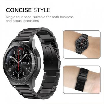 TECH-PROTECT STAINLESS narukvica za SAMSUNG GEAR S3 crna