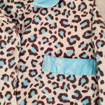 Flanel pidžama leopard uzorka