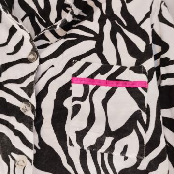 Flanel pidžama zebra uzorka