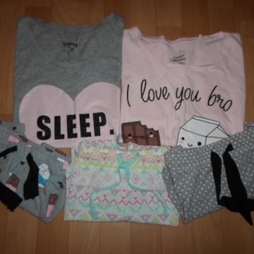 Lot hlačica i majica za spavanje - vel.M