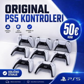 Playstation 5 (PS5) Dualsense Kontroler - Račun, Top Stanje, Dostava