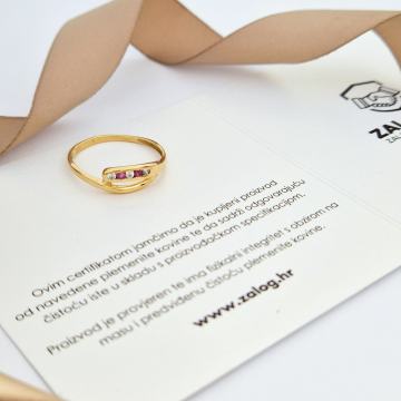 14K ZLATNI PRSTEN 1,47G***24RATE***R1***