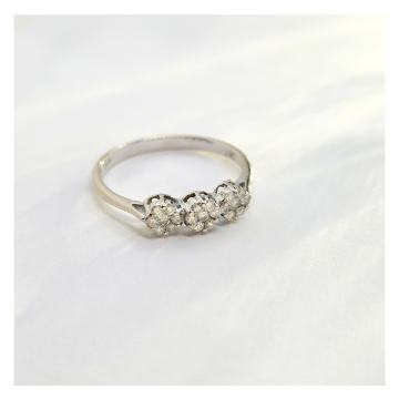 18K PRSTEN BIJELO ZLATO 2,20G***24RATE***R1***