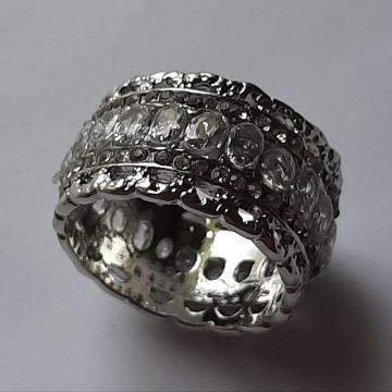 2+1 gratis!Prekrasan, nov/nenošen prsten s cirkonima, nehrđajući čelik