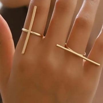 2 KOM PRSTEN VEL. UNI - NOVO