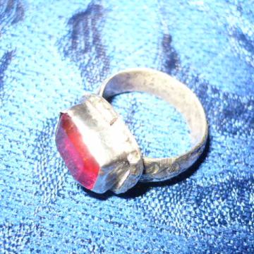 Antik prsten sa crvenom gemom  #2