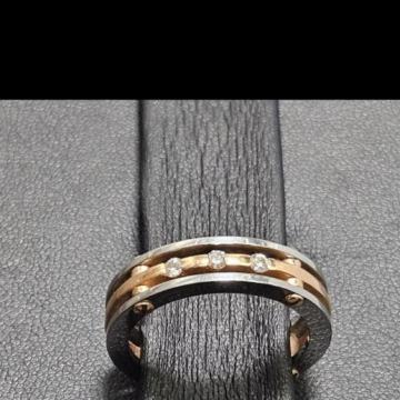 BARAKA PRSTEN KOMBINACIJA ČELIK + ZLATO  6.25G 18K / R1, RATE!