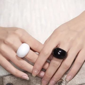 CRNI PRSTEN vel. L  - NOVO