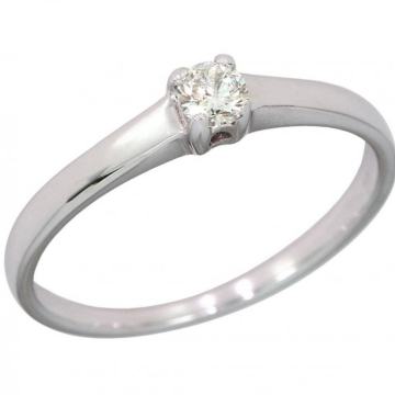 Dijamantni zaručnički prsten od bijeloga zlata
