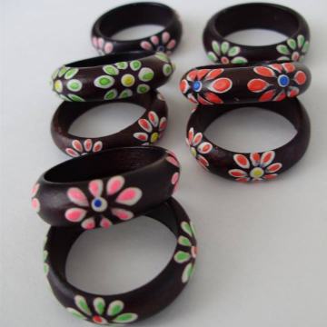 Drveni prsten na cvjetiće -  Razni NOVO