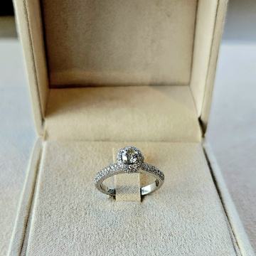 prsten bijelo zlato dijamant 0.83 ct 750