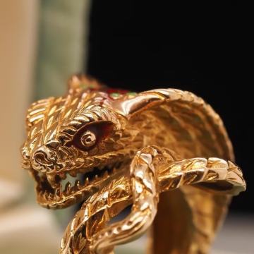 Prsten (COBRA),vintage 18carat Gold