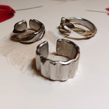 PRSTEN - DIZAJNERSKI - ⚡️- lot 3 kom. - ⚡️