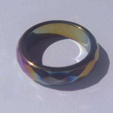 Prsten od hematita-poludragi kamen,rijetkost cijena 20 € -kom. nov