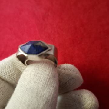 PRSTEN LAPIS LAZULI SA SREBROM 925 11,4g (Mr.T)