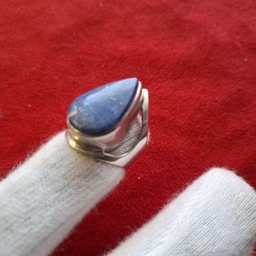 PRSTEN LAPIS LAZULI SA SREBROM 925 11g (Mr.T)