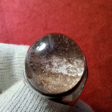 PRSTEN LODOLIT SA SREBROM 925 11,7g (Mr.T)