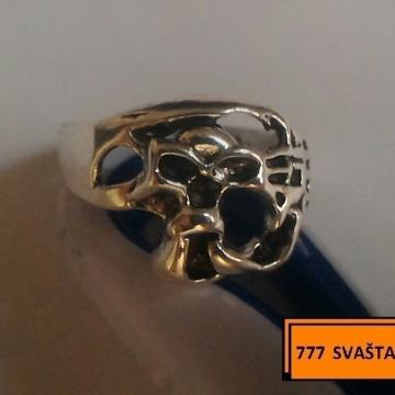 Prsten muški -pečetnjak-prsten za motoriste- m12