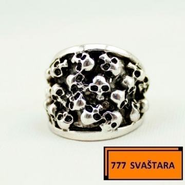 Prsten muški -pečetnjak-prsten za motoriste- m18