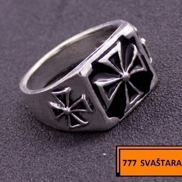Prsten muški -pečetnjak-prsten za motoriste- m19