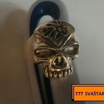 Prsten muški -pečetnjak-prsten za motoriste- m20