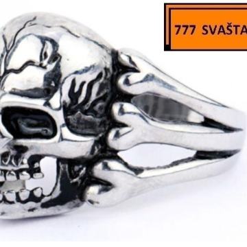 Prsten muški -pečetnjak-prsten za motoriste- m28