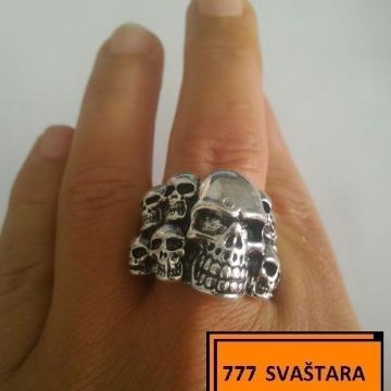 Prsten muški -pečetnjak-prsten za motoriste- m3