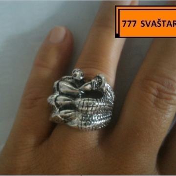 Prsten muški -pečetnjak-prsten za motoriste- m5