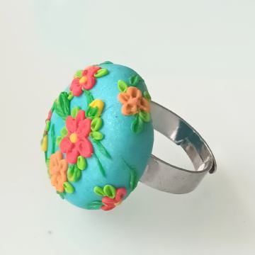 Prsten,polymerna glina