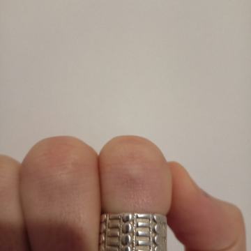 Prsten, pravo srebro 925, sa žigom, 6 g, očuvan, 24 eura