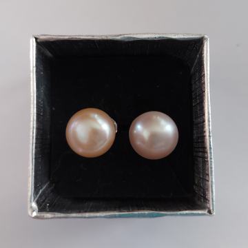 Naušnice srebro 925,pravi biseri.novo