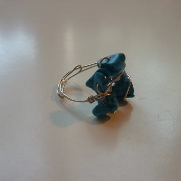 prsten srebro poludragi kamen