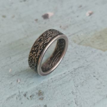 PRSTEN,SREBRO,RUČNI RAD