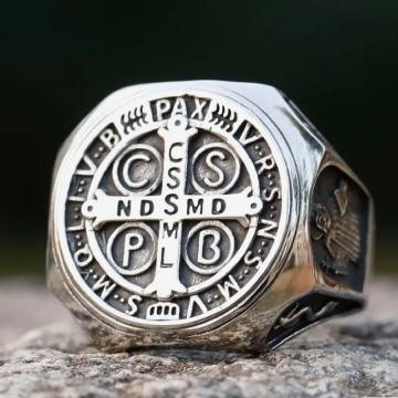 Prsten sv. Benedikta kirurški čelik