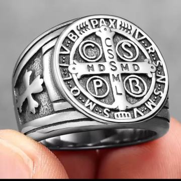 Prsten sv. Benedikta kirurški čelik