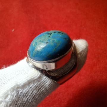 PRSTEN TIRKIZ SA SREBROM 925 10g (Mr.T)