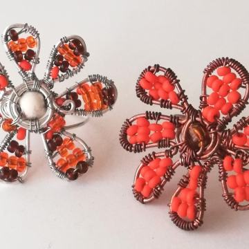 Prsteni od žice i perlica